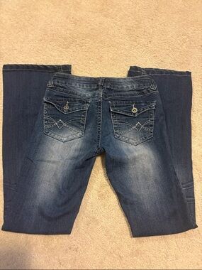 Women's Dark Blue Flare Jeans